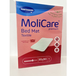 Molicare Premium Bed Mat Textile 7 Tropfen 85x90cm, 1 Stück