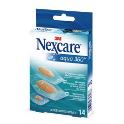 Nexcare™ Aqua 360° Pflaster, transparent, 14 Stück