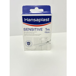 Hansaplast Sensitive Pflaster, hypoallergen 6 cm x 1 m, 1 Stück