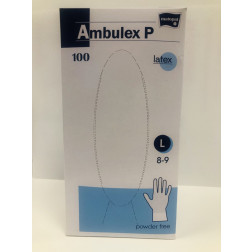 Ambulex P Latex Unt.Hands.unster.ungep.L, 100 Stück