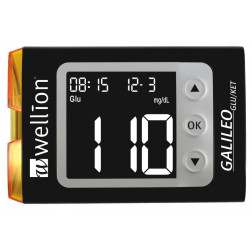 Wellion Galileo GLU/KET schwarz Blutzuckermessgerät - 1 Set mg/dl