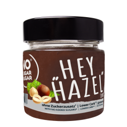 NO SUGAR SUGAR Aufstrich Haselnuss "Hey Hazel crunchy", 200g, 1 Stück