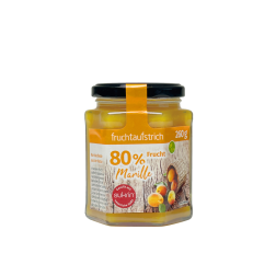Fruchtaufstrich Aprikose mit 80% Frucht, 260 g, 1 Stück