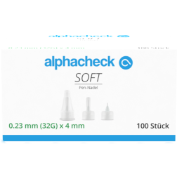 Alphacheck soft Pen-Nadel 4 mm x 32G , 100 Stück
