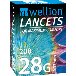 Wellion 28G steril Lancets, 200 Stück