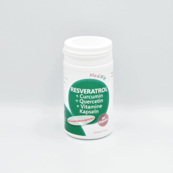Resveratrol + Curcumin + Quercetin + Vitamine Kapseln MediFit, 60 Kapseln, 1 Stück