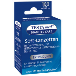 Testamed Diabetes Care Lanzetten 30 G, 100 Stück