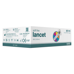 Klinion Soft Fine Colour - Lanzetten 28G, 110 Stück