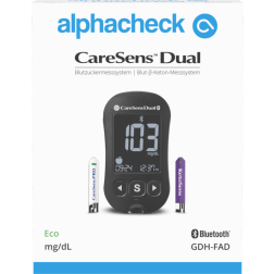 Alphacheck CareSens Dual eco Blutzuckermessgerät - 1 Set mg/dl