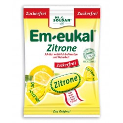 EM-Eukal Zitrone zuckerfrei, 75 g, 1 Stück