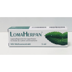 Lomaherpan Lippenpflegecreme mit Melissenextrakt, 5 ml, 1 Stück