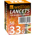 Wellion 33G steril Lancets, 50 Stück