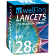 Wellion 28G steril Lancets, 100 Stück