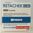 Betachek C50 Lanzetten, 200 Stück