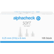 Alphacheck soft Pen-Nadeln 31 Gx8 mm 0,25 mm, 105 Stück