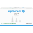 Alphacheck soft Pen-Nadeln 32 Gx4 mm 0,25 mm, 105 Stück