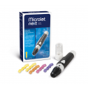 PZN 12143354_MICROLET NEXT Stechhilfe mit Lanzetten und Packshot 