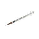 BD Plastipak Syringe 1 ml Luer with needle 303299