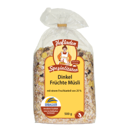 Dinkel-Früchte-Müsli, 500 g, 1 Stück