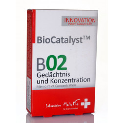 BioCatalyst B02 Gedächtnis & Konzentration Kapseln, 30 Stück