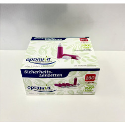 Optinuvit Diabetescare Sicherheitslanzetten, 100 Stück