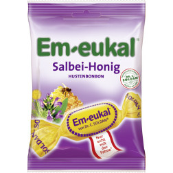 EM-Eukal Bonbons Salbei Honig zuckerhaltig, 75 g, 1 Stück