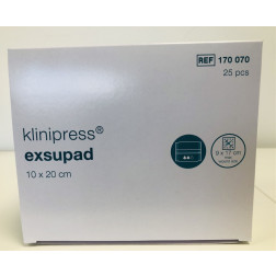 Klinipress Exsupad Verband 10 x 20 Kompressen, 25 Stück