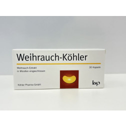 Weihrauch-Köhler Kapseln, 30 Stück