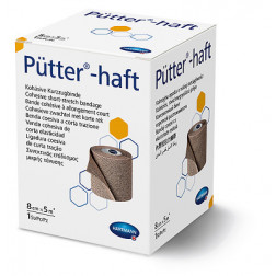 Pütter-haft Binde 8 cm x 5 m, 1 Stück