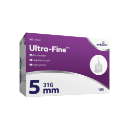 ULTRA-Fine, 0,25 x 5 mm 31G - Pen Nadeln, 105 Stück