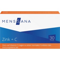 Zink+ C MensSana, 30 Lutschtabletten